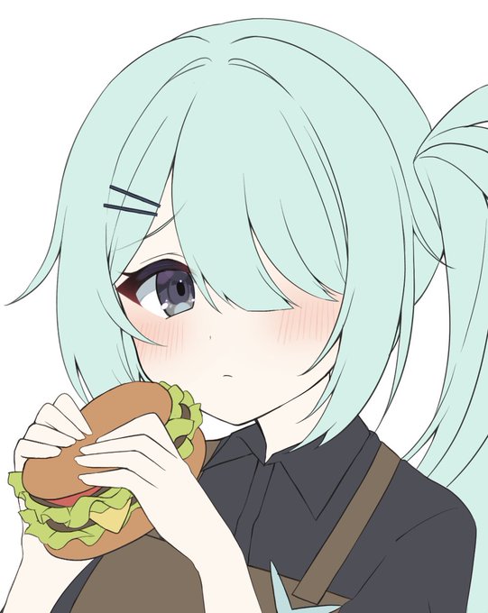 「赤面 ハンバーガー」のTwitter画像/イラスト(新着)｜3ページ目