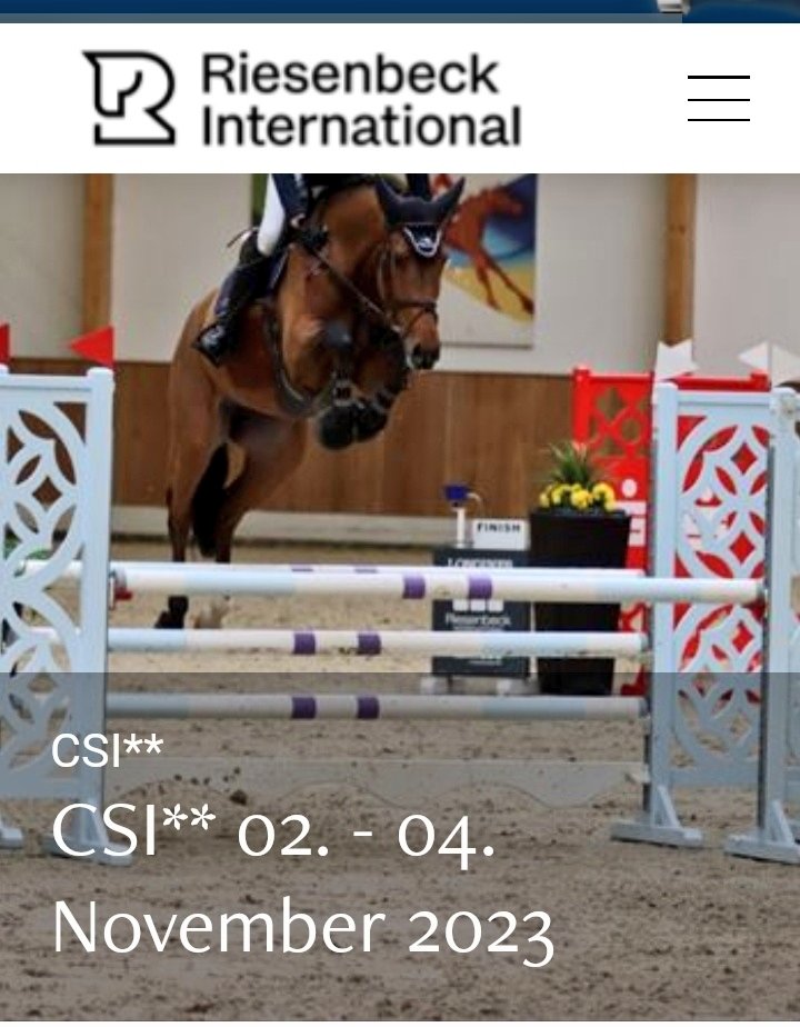 #RiesenbeckInternational  CSI2*/ 1*/ -YH1*
#Riesenbeck 🇩🇪 

#KatrinEckermann 🇩🇪 
was 6th on Christian's Chacco in a CSI2* - 2-Phases- 1m40 

Full results ⤵️
results.riesenbeck-international.com/2023/riesenbec…