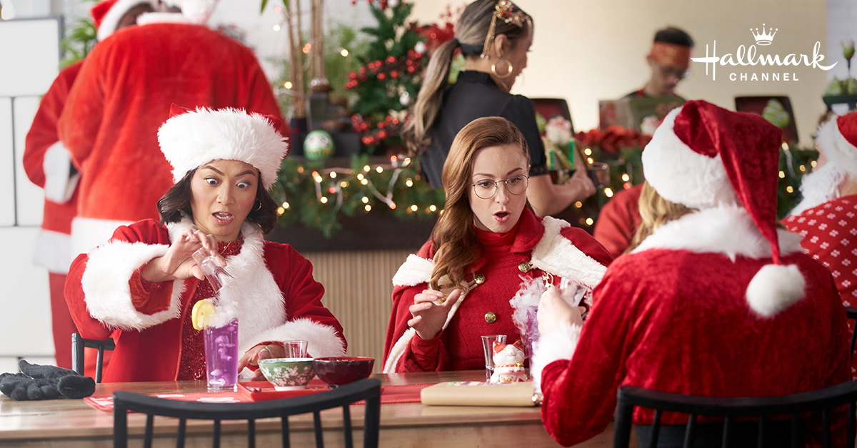 Will best friends Jordin <a href="/HunterHaleyKing/">Hunter King</a>, Ava <a href="/AmyGroening/">Amy Groening</a> and Stella #StephanieSy find what they’re looking for at Santa Con? 🎅 🔍 Watch the all new movie #TheSantaSummit on Nov 5 at 8/7c.