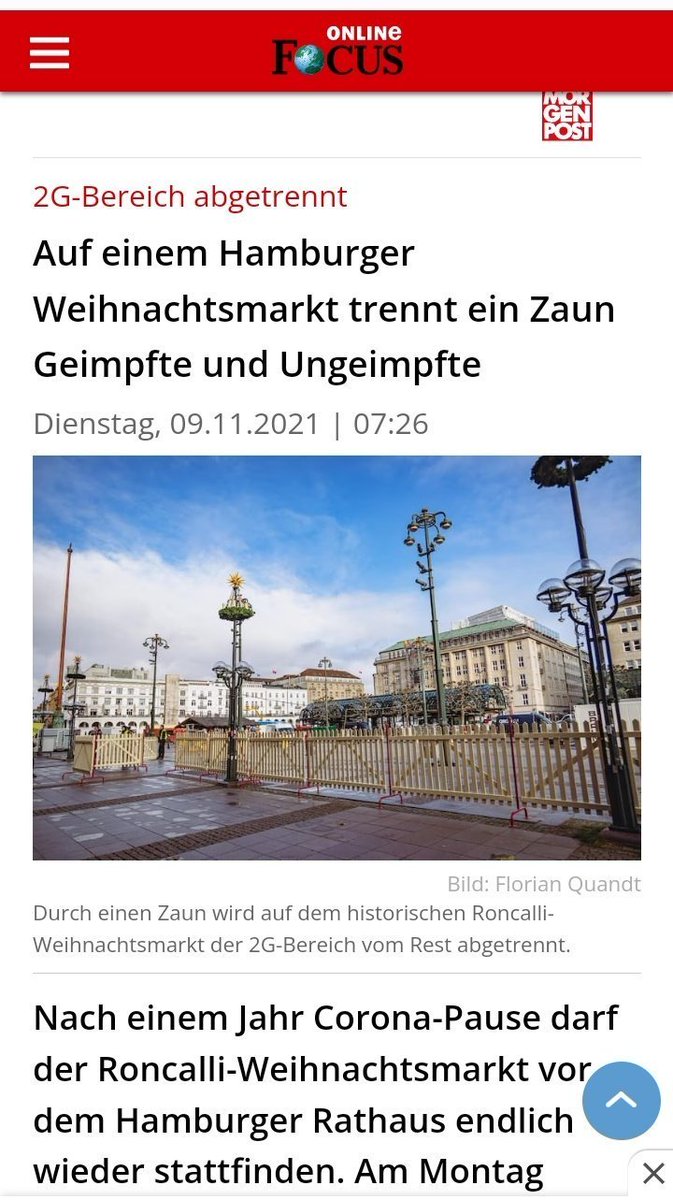 #RichtigErinnern an den #Weihnachtsmarkt 2021  

Den Weihnachtsmarkt in meinem Ort durfte ich erst gar nicht betreten. Zaun und #Security hätten mich bei Interesse aber nicht gehindert. Wollte es aber nicht unterstützen. 
P.S. das hält bis heute an