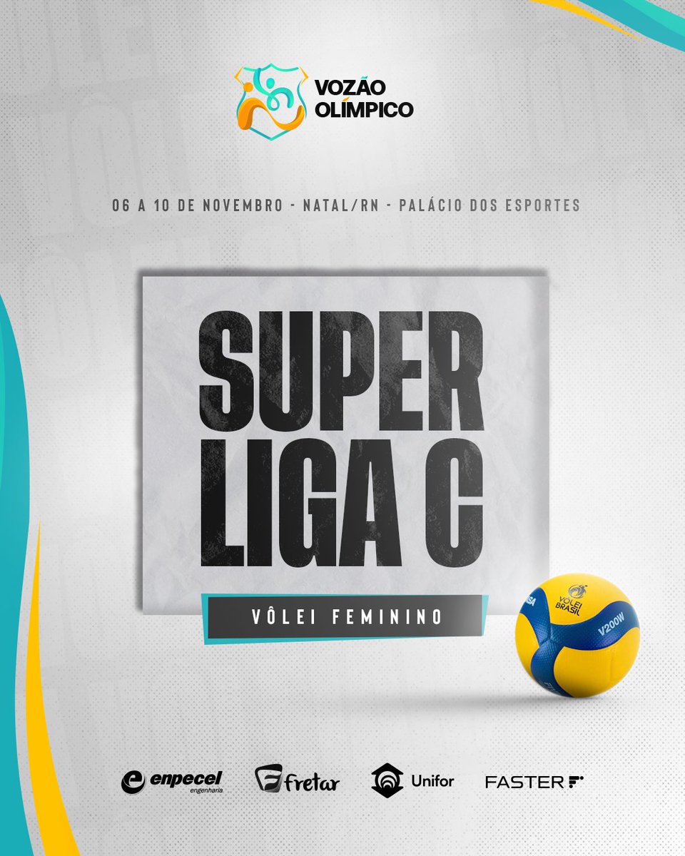 timeceara's tweet photo. VAI COMEÇAR A SUPERLIGA C DE VÔLEI! 🏐🏁

Dos dias 6 a 10 de novembro, o #CearáVôlei disputará a Superliga C de Vôlei.

A competição acontecerá formato de pontos corridos e a equipe campeã garantirá acesso para a divisão B da Superliga.

#TimeCeara #CearáSC https://t.co/Ur1u2NqI2n