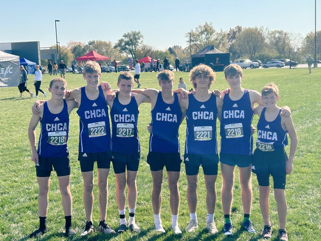 CHCA_Eagles's tweet photo. Boys XC completes historic season at the @OHSAASports #StateXC Championships finishing 13th! @MeredithWLWT
π @MiamiValleyConf Champs
π#OHSAA #SWDistrict Champions (first ever)
π§¨4th Region 8 (State Qualifier- first time ever!)
β¨οΈ13th at State!
#onestandard #winasone https://t.co/NsWTTBe4wK