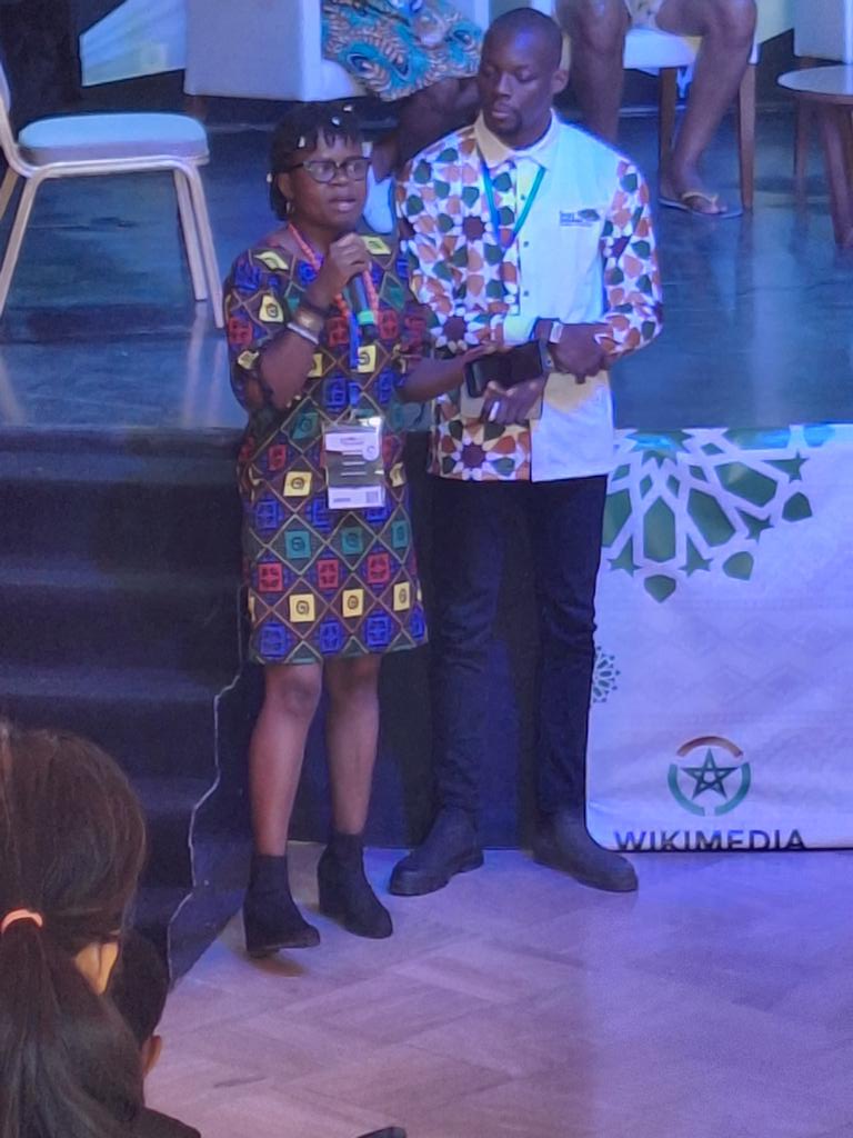 <a href="/LucyIwuala/">Lucy Iwuala 🇳🇬🇦🇹🇪🇸🇲🇦🇿🇦🇰🇪🇨🇦🌏</a> du #Nigeria et Aristide kouame de la <a href="/Wikimedia_CIV/">WikiCiv</a> partagent leurs expériences sur la demande de financement (grants) avec les participants à la  #wikiindaba2023.
.
.
.
#AfricanCommunity #FreeKnowledge #AgadirConference #wikimediafoundation #wikimediamorocco
#kebetu