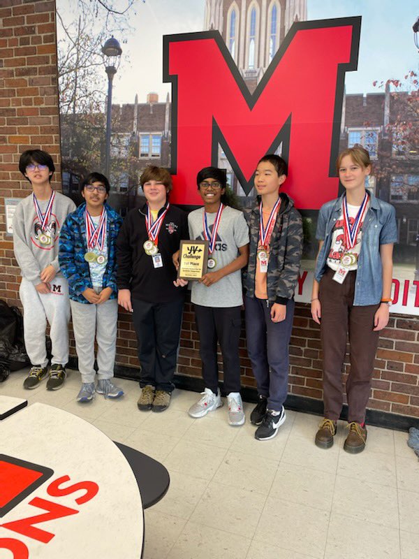 Crimsons sweep KAAC JV challenge. Congratulations to JV challenge participants bringing home countless medals for written assessment. Our all freshman quick recall team went undefeated for the day.