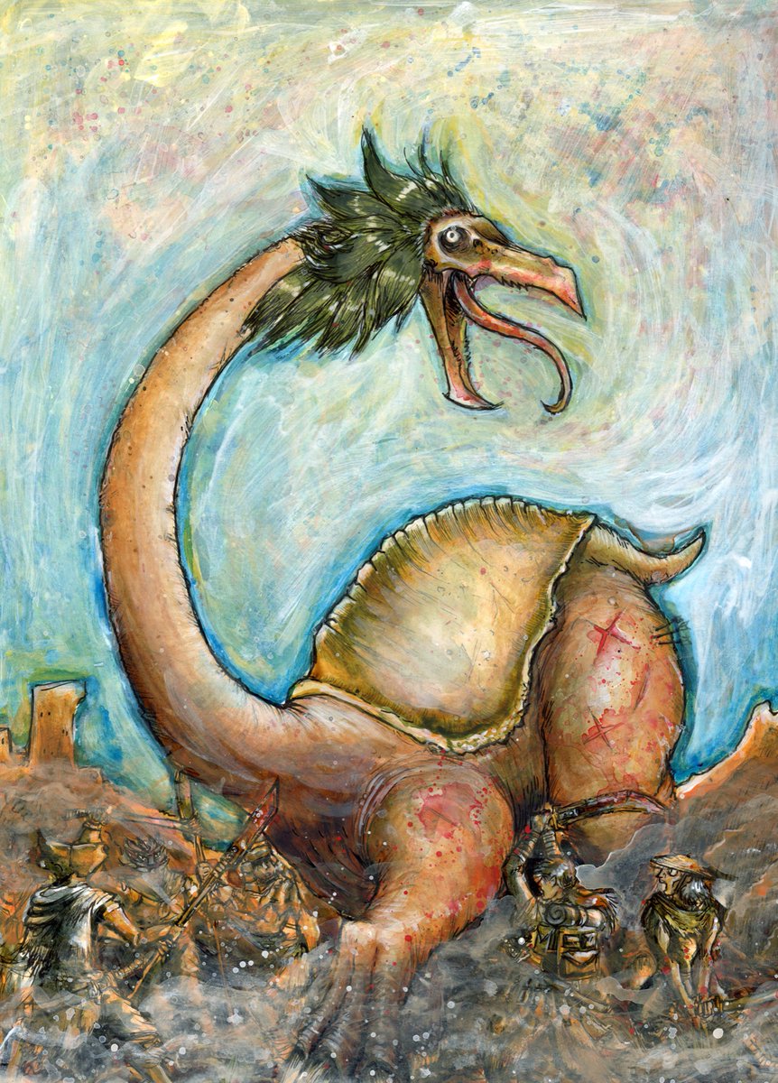 Hunt of the Beak Thing. #Kenshi #Blanchitsu #KenshiArt