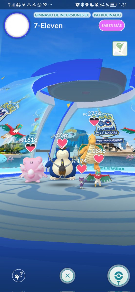 goldenRoyb's tweet photo. #PokemonGOCitySafari #GO7Eleven https://t.co/r9FCuPZjLi