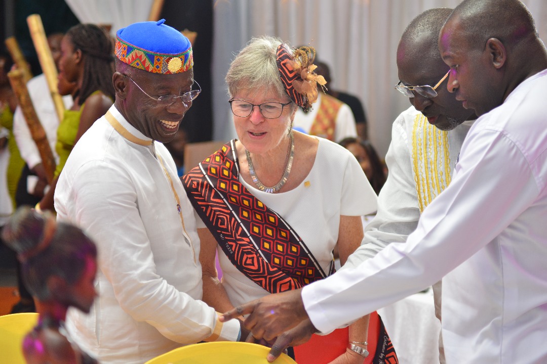 DGEdwardKakembo's tweet photo. My sincere gratitude to our esteemed Guest of Honor Martha Peak Helman, Rotary Foundation Trustee at the Africa Peace Concert. Your presence added immense value to our mission of peace in Africa is deeply appreciated. Thank you for being a part 🙏🌍.

#APeaceConcert23 https://t.co/27jNzpxKb4