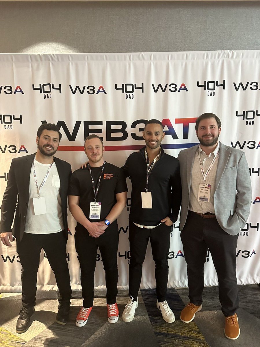 Jacob Brown (@jakeblockchain) on Twitter photo Great time speaking at <a href="/Web3_ATL/">Web3 ATL by 404 DAO</a> with the Bitcoin gang.
The room for “Building on Bitcoin is Back” was packed.
We did a show of hands vote:
- Do you identify as a Bitcoiner (3 iffy hands raised)
- Have you heard of Ordinals? (All hands go up)
- Have you bought an Ordinal? Great time speaking at <a href="/Web3_ATL/">Web3 ATL by 404 DAO</a> with the Bitcoin gang.
The room for “Building on Bitcoin is Back” was packed.
We did a show of hands vote:
- Do you identify as a Bitcoiner (3 iffy hands raised)
- Have you heard of Ordinals? (All hands go up)
- Have you bought an Ordinal?