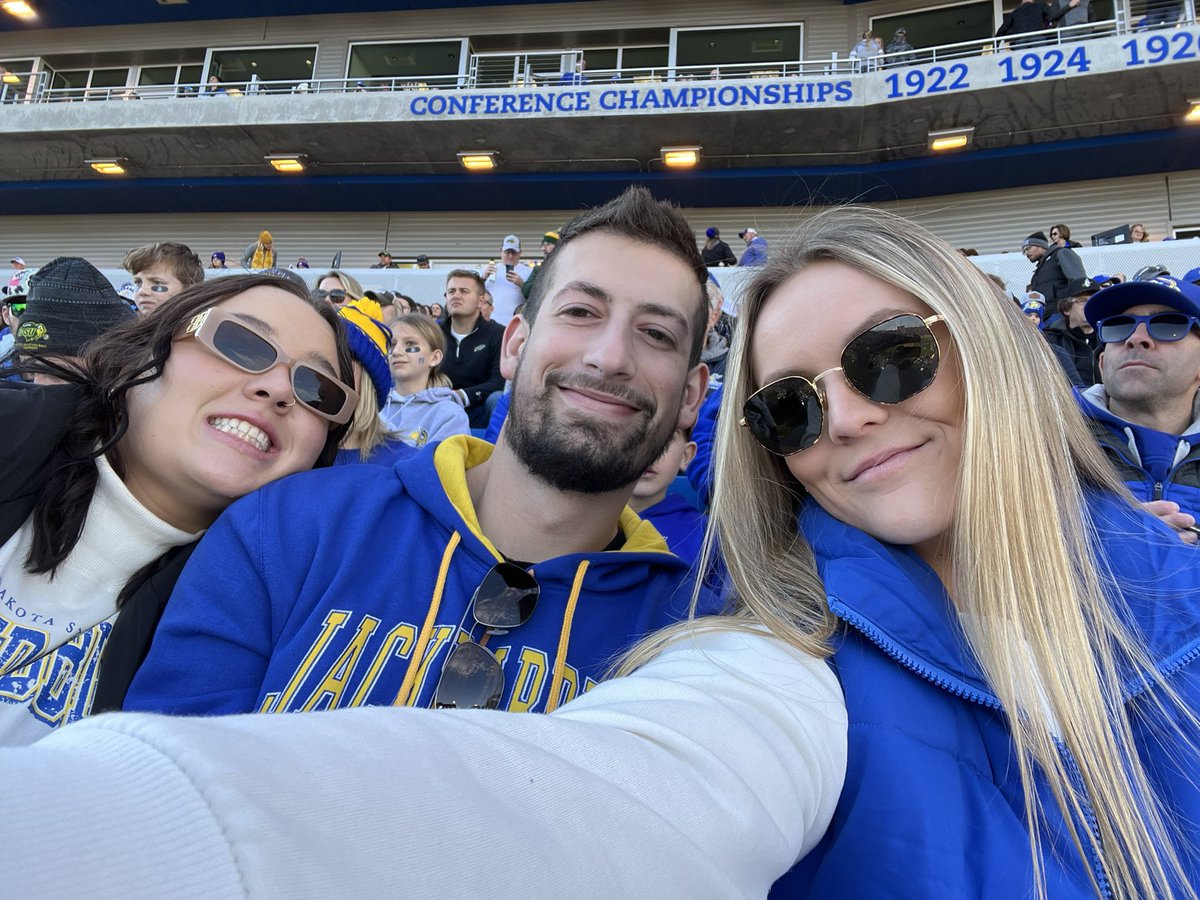 sam_frigard24's tweet photo. Butters declares a jackrabbits TD https://t.co/3YkNCOEXOE