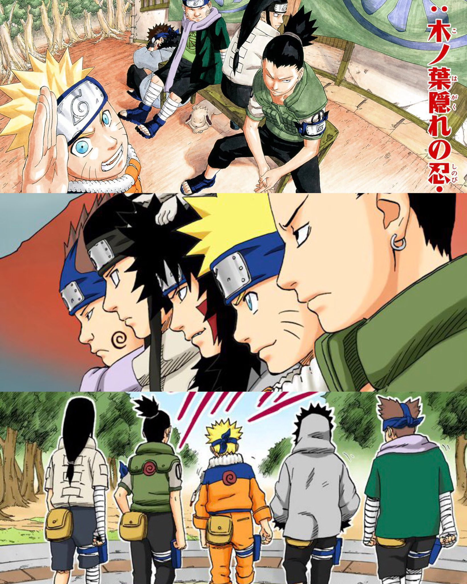 daily naruto on X: The best Naruto team and it lasted one arc