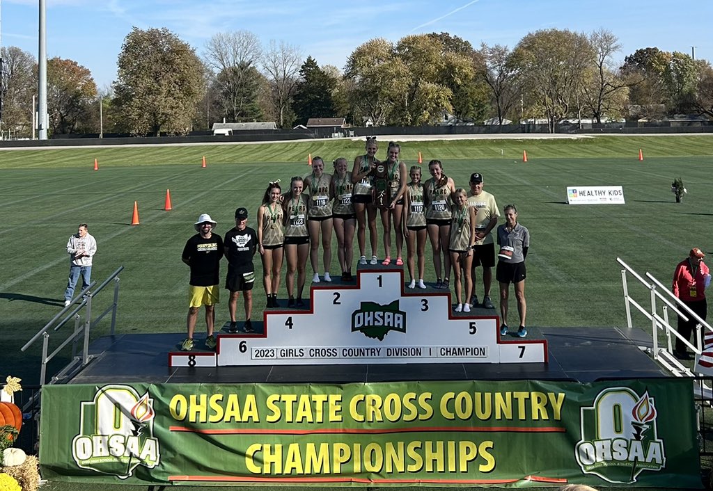Here are your XC State Champions!! 🖤💛