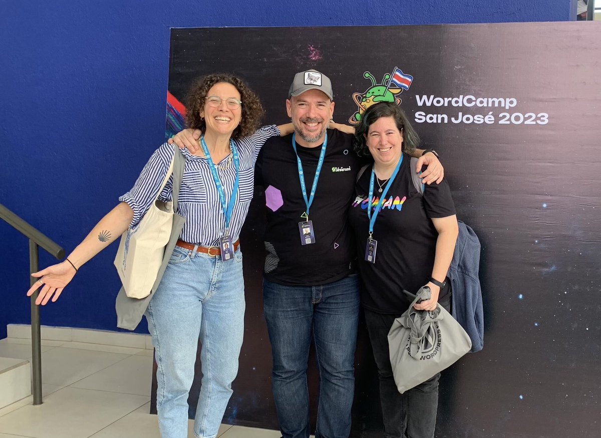 <a href="/fgcalderon/">Frank Calderón</a> <a href="/roblesloaiza/">Rita Robles 🇨🇷</a> <a href="/remediosgraphic/">remediosgraphic</a> <a href="/LaPeceraDeFiu/">Carla Saiz</a> <a href="/lidivanarroyo/">Lidia Arroyo</a> <a href="/ruthkalinka/">Ruth Kalinka</a> <a href="/martatorredev/">Marta Torre (🌈 She/Her) 💢💜🏳️‍🌈🏳️‍⚧️</a> <a href="/Jss_QWERTY/">Jessica Azcona</a> La comu española de #WordPress en Costa Rica está celebrando #WCSJ2023 a 8500km de casa