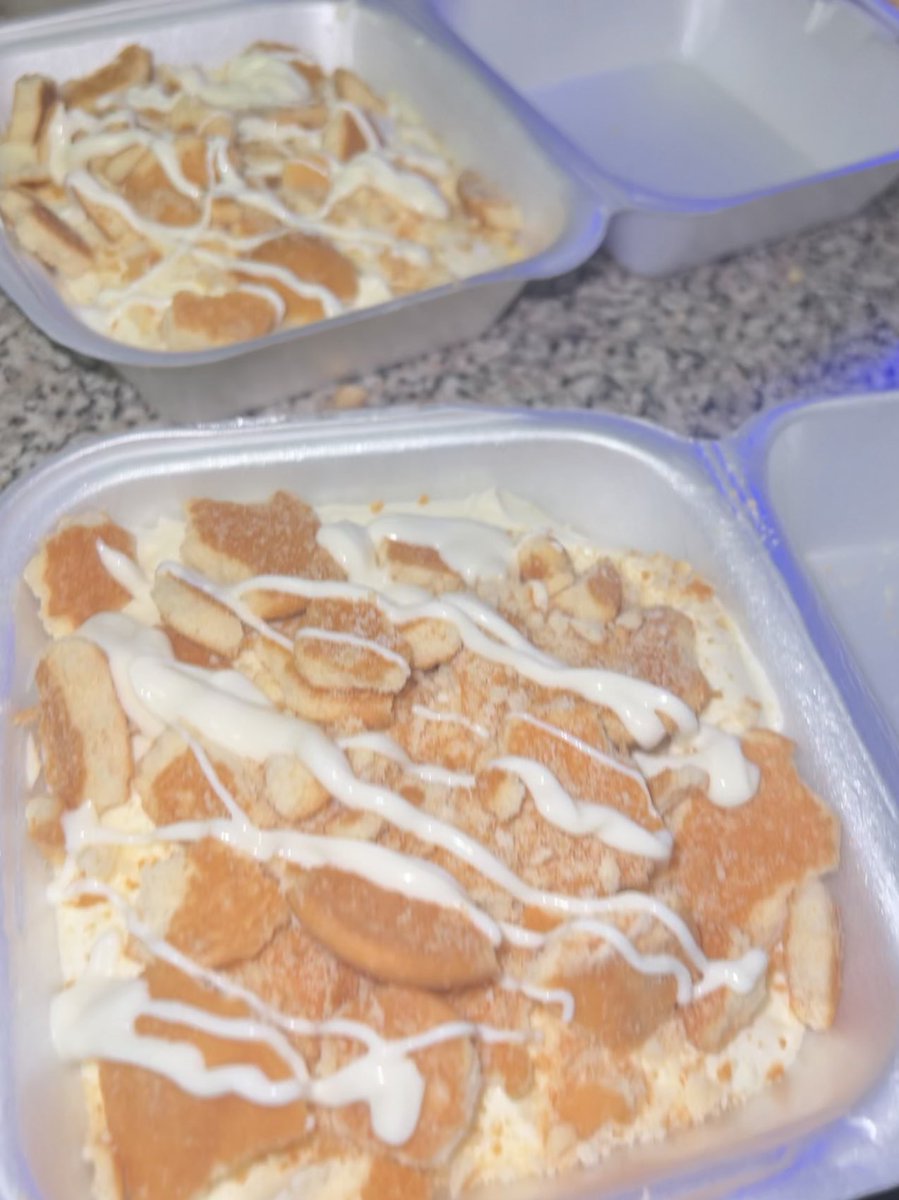 FriedIt3's tweet photo. Hey Huntsville! 😊
We’re selling homemade banana pudding for $5. 

Call or text (325)268-7874 if you’d like to place your order! 
(delivery is available free of charge) https://t.co/zfmoyA67Fk