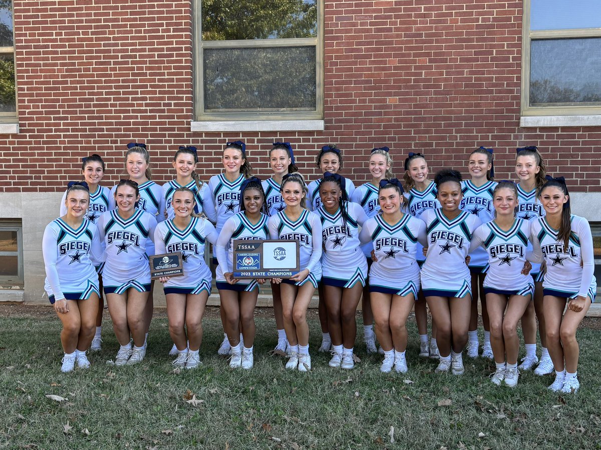 Congratulations @siegelhscheer STATE CHAMPIONS!!! <a href="/SiegelAthletics/">Siegel Athletics</a> <a href="/SiegelHighStars/">Siegel High School</a>