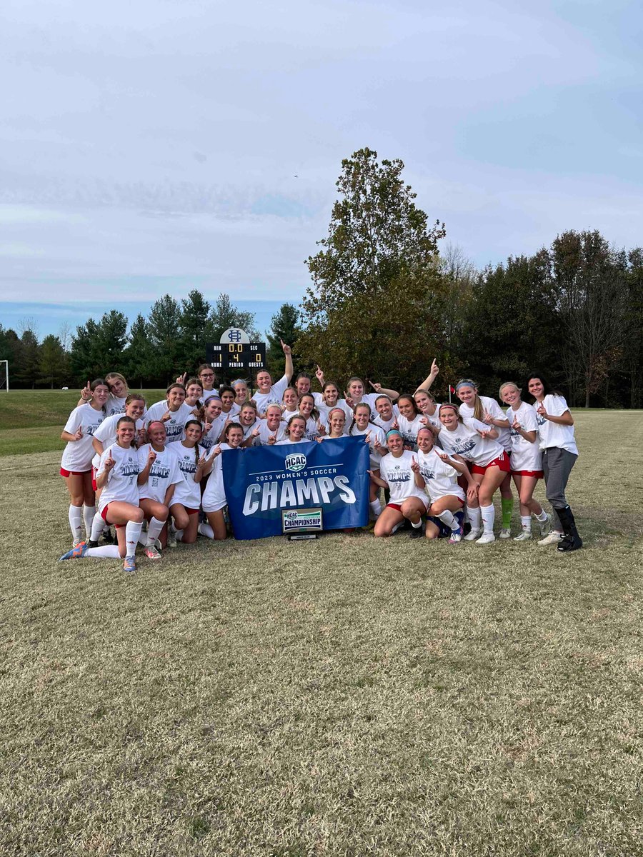 Heartland Collegiate Athletic Conference (@hcacdiii) on Twitter photo Congratulations to the 2023 HCAC Women’s Soccer Champions, <a href="/HanoverPanthers/">Hanover Panthers</a>!!
#TheHeartofD3 | #D3Soccer Congratulations to the 2023 HCAC Women’s Soccer Champions, <a href="/HanoverPanthers/">Hanover Panthers</a>!!
#TheHeartofD3 | #D3Soccer