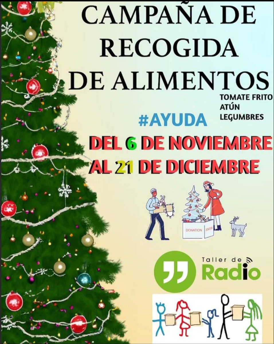 Molan las empresas que hacen Campaña para <a href="/Aaqua_es/">Ayudar a quien Ayuda</a>! A través de nuestro voluntario Jacobo @jacobobgc se nos ha unido "Taller de Radio", <a href="/eltallerderadio/">El Taller de Radio</a> ,  la agencia publicitaria dedicada al medio Radio.

Mucha suerte amigos!