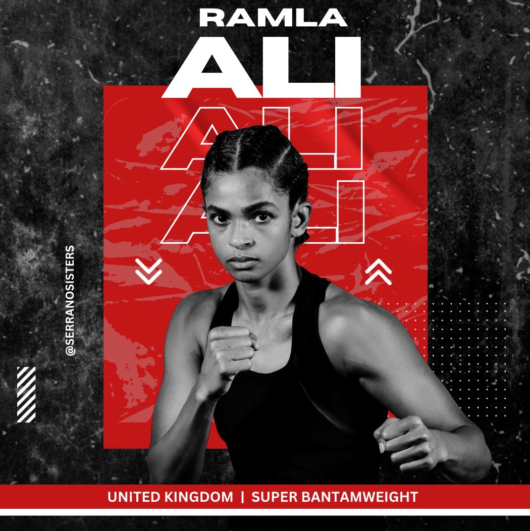 Massive congrats to #RamlaAli @MatchroomBoxing @EddieHearn   Really pleased for her!