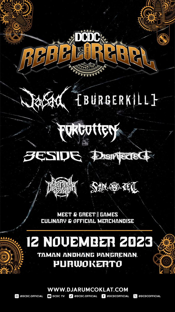 VOICEHELLPWT's tweet photo. Info War Ticket Event “REBEL MEET REBEL” Mulai Besok di Jam 13.00 . 
Presale 75.000 
OTS ???  

Langsung saja klik LINK di bio Voicehell_official 

Jangan sampai kehabisan! 

More info
Aldiz Melodic / 08999129129 https://t.co/uZPmyOHVj9