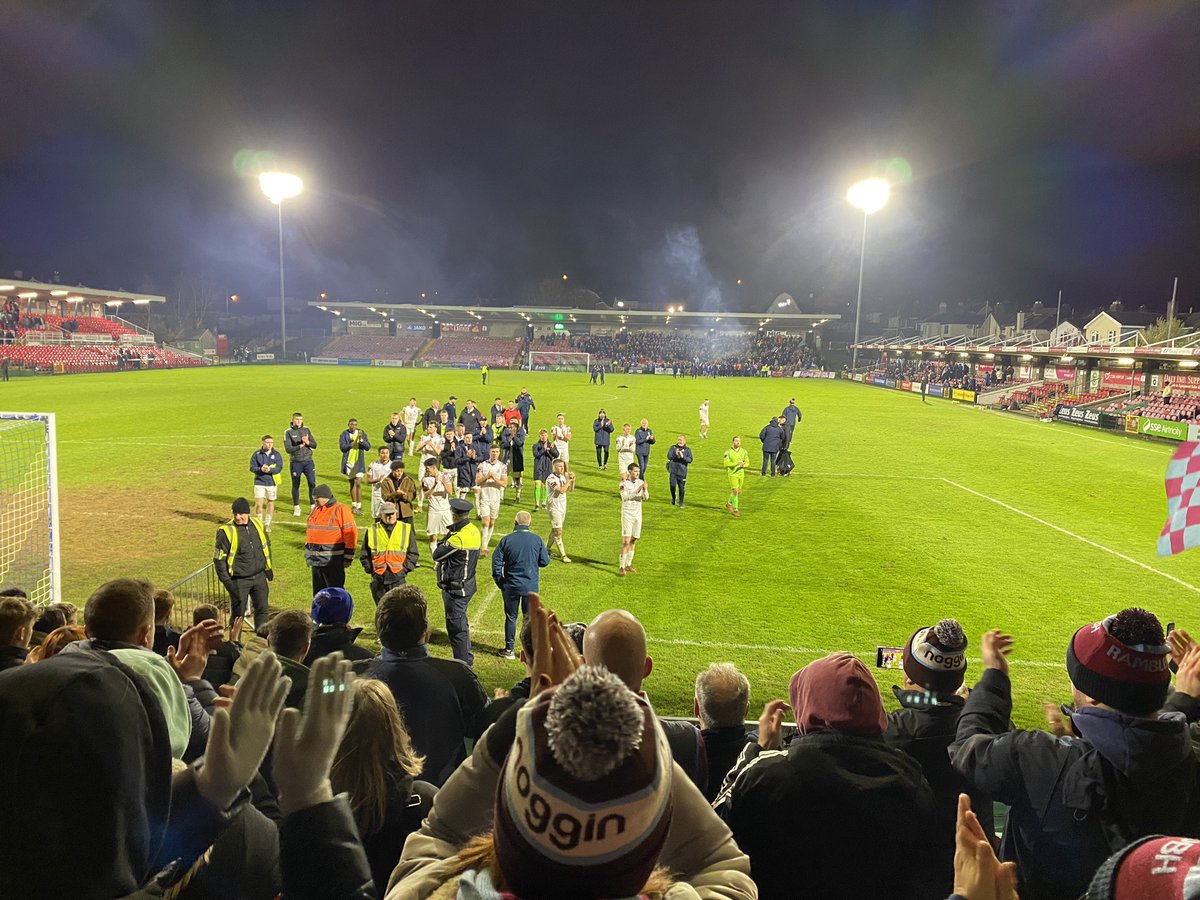 CobhRamblersFC's tweet photo. Not our night tonight but what a year 2023 has been 

Our 102nd season as a club, and as a strong as ever 

We’ll be back 

#CRFC 💜💙 https://t.co/6M1Nrtwgi0