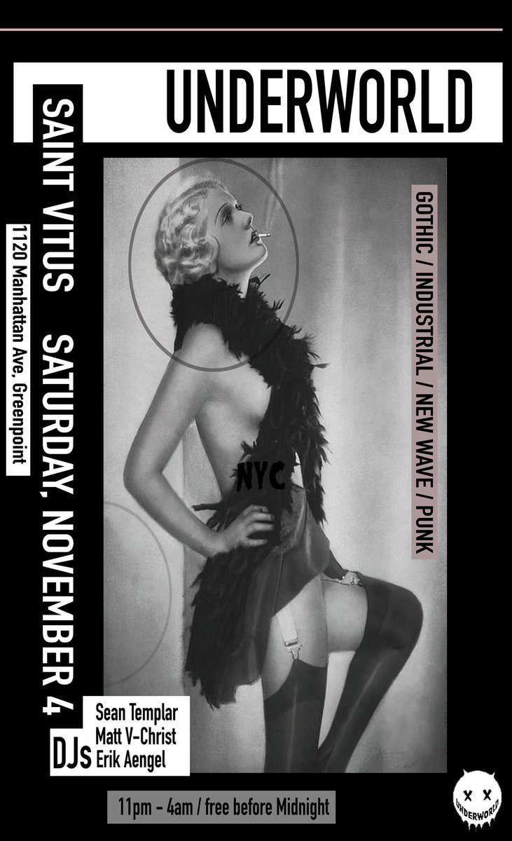MurphGuide Brooklyn (@murphguidebk) on Twitter photo Underworld with DJs Sean Templar / Matt V Christ / Erik Aengel tonight at <a href="/SaintVitusBar/">Saint Vitus</a> in Greenpoint facebook.com/events/s/under… Underworld with DJs Sean Templar / Matt V Christ / Erik Aengel tonight at <a href="/SaintVitusBar/">Saint Vitus</a> in Greenpoint facebook.com/events/s/under…