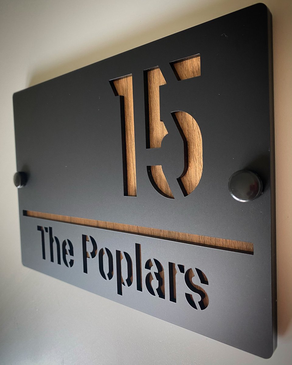 Lasered with wood grain. Nice! #newbuild #home #houseproud