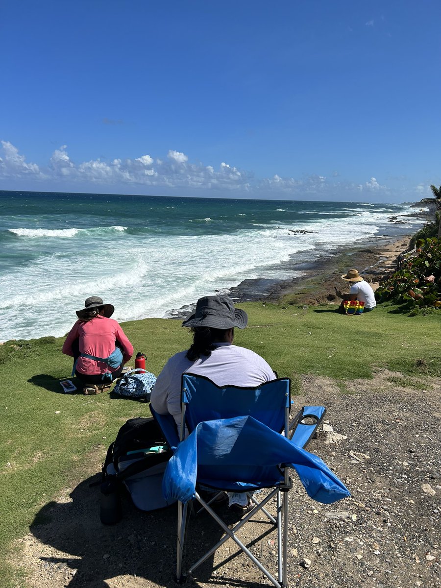 laurabpagan's tweet photo. Art class Saturday 🌊 Drawing the littlest of details 📍🇵🇷 https://t.co/ToRXweJUl9