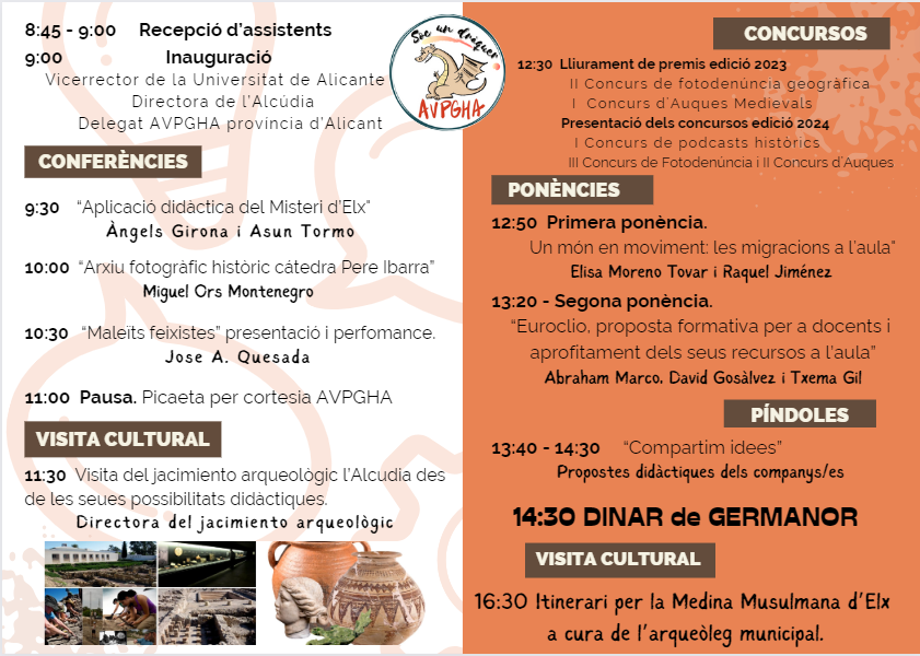 Oberta la inscripció gratuïta per qualsevol docent de la Comunitat Valenciana
 Us esperem. INSCRIU-TE EN AQUEST ENLLAÇ.
 Formulari d'inscripció i Programa #EduDracs23 avpgha.blogspot.com/2023/10/formul…