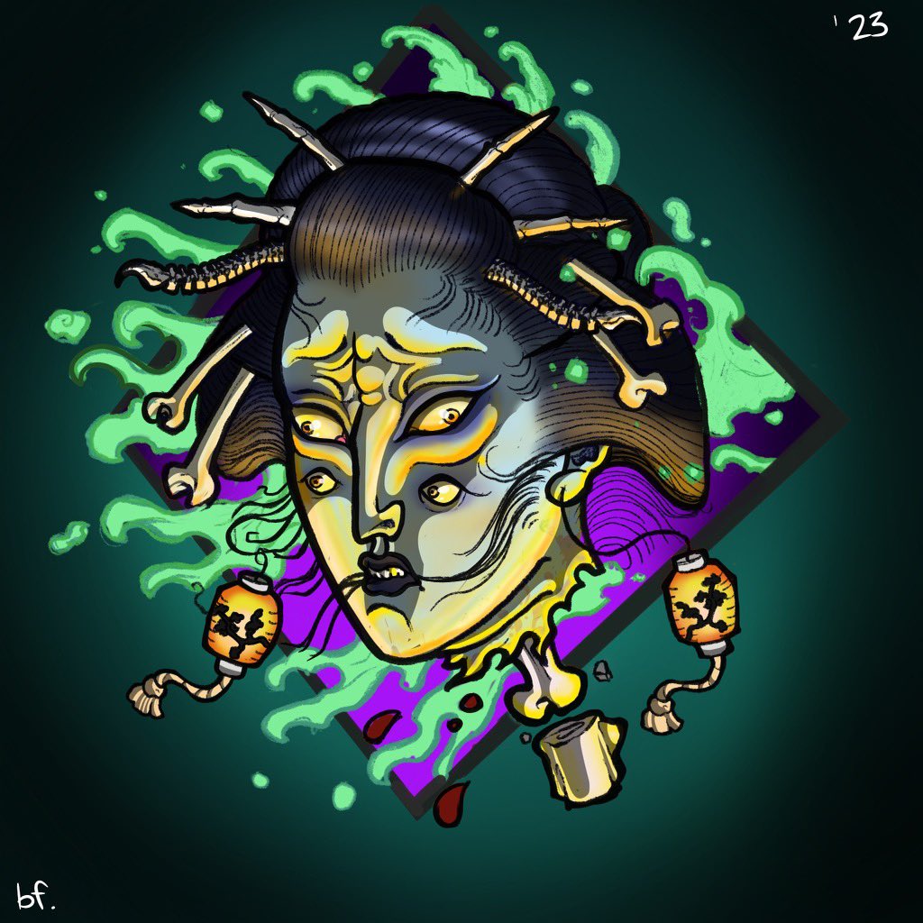 Ight we gonna do a 1/1 giveaway AGAIN for this dope namabuki study I did this last month of October 🤘

If you want a chance to get this badfroot 1/1 airdropped to your wallet, follow the instructions below ⬇️⬇️

1️⃣ Follow <a href="/thebadfroot/">badfroot</a> 🍎 (double consideration for those who