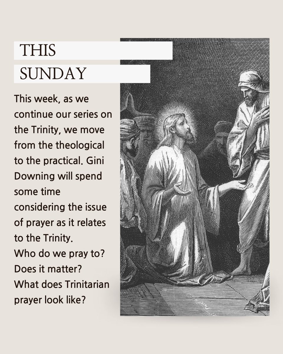 liminalventura's tweet photo. After the message, join us for The Conversation, where we can unpack all things Trinitarian, along with meeting and getting to know some fellow Liminalites. Liminalists. Some really neat people.

We hope to see you at church at 10:30 am in Suite J or online on our Facebook Page. https://t.co/u8HYnK7rpH