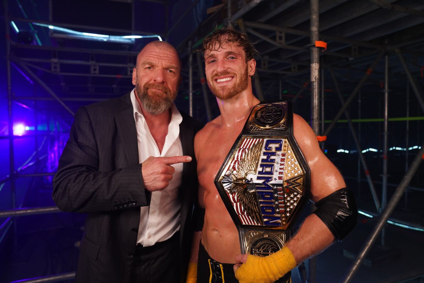 Logan Paul is the WWE United States Champion Freakin' Awesome Network