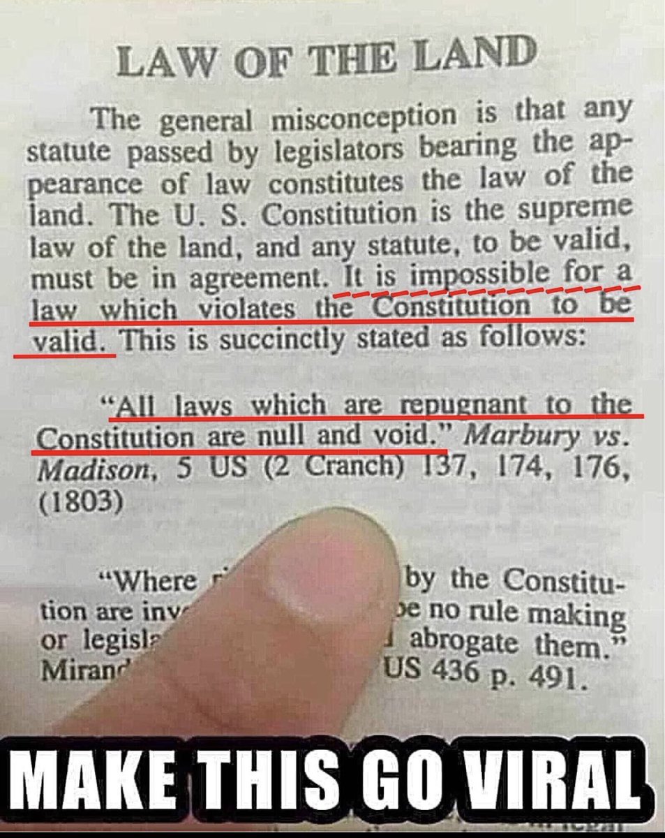 So every gun law on the books is null and void?