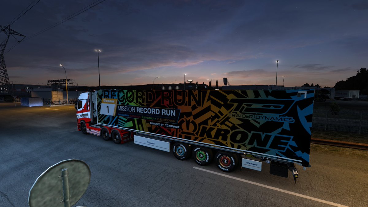 leyvismovicgame's tweet photo. Have a nice Evening. @SCSsoftware - @KroneTrailer 
#EuroTruckSimulator2 #MissionRecordRun https://t.co/Zafvk5v7Ma