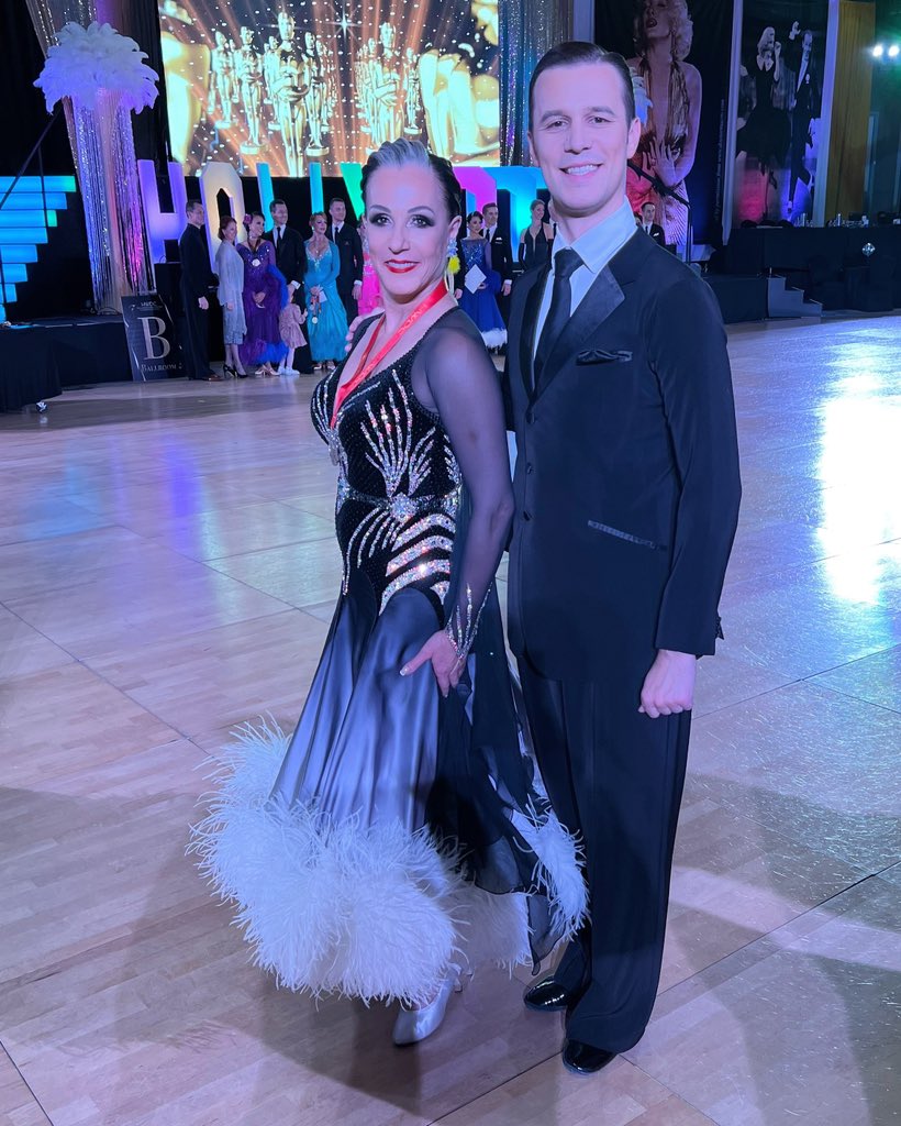 Congratulations to Catherine and Iaroslav on great performance at Hollywood Dancesport Championships! 💥 
Great dancing and results at Pro/Am Senior 1 Championship and Scholarship!

#dance #ballroomdance #waltz #tango #foxtrot #hollywood
#prismethod 
<a href="/prismethod/">Prism Method</a>