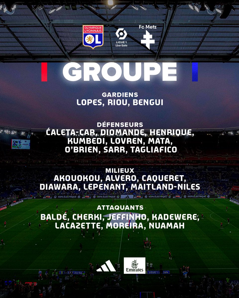 GioCherki's tweet photo. Le prince Rayan Cherki de retour dans le groupe face à Metz demain à 13h00 ! ❤️💙👑 https://t.co/dOsOu1vpyP