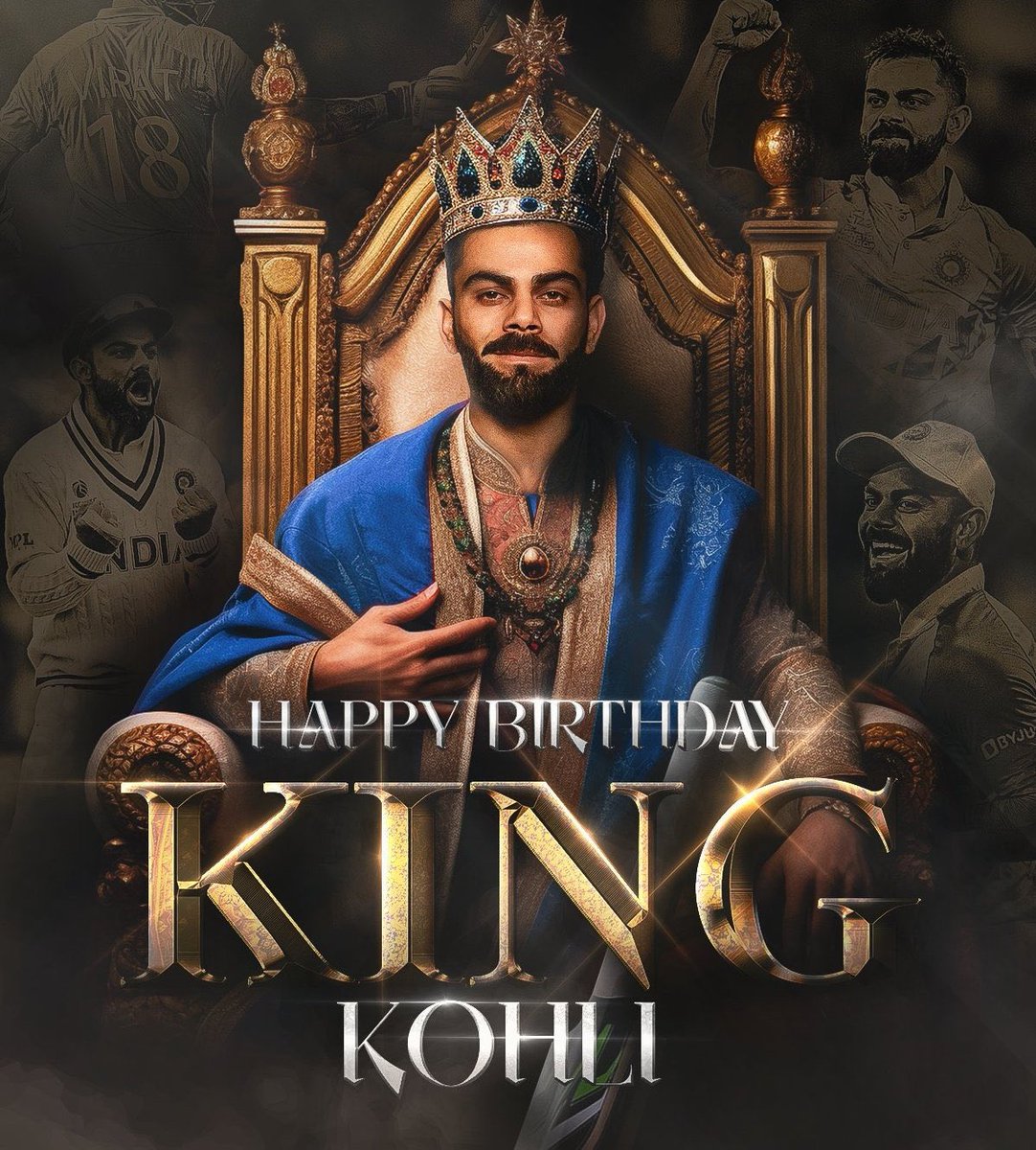 GOAT👑🐐#HappyBirthdayKingKohli #KingKohli #ViratKohli