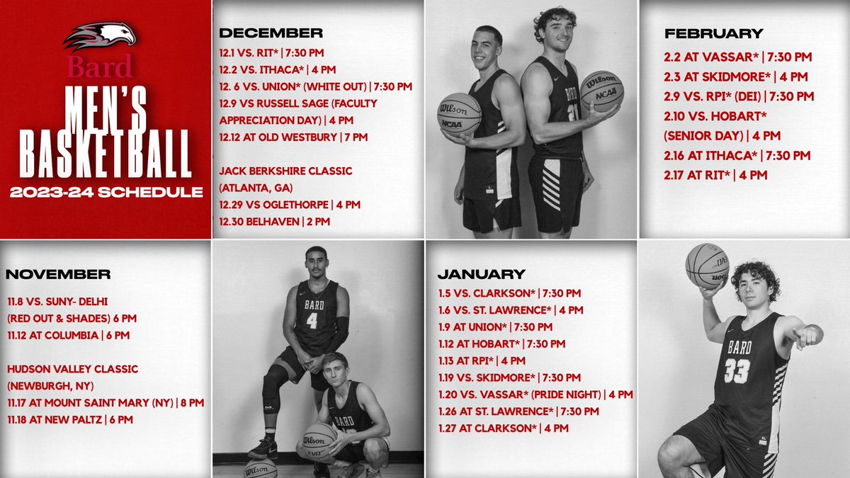 Mark your calendars 🤩

Men’s Basketball starts their season on Wednesday!