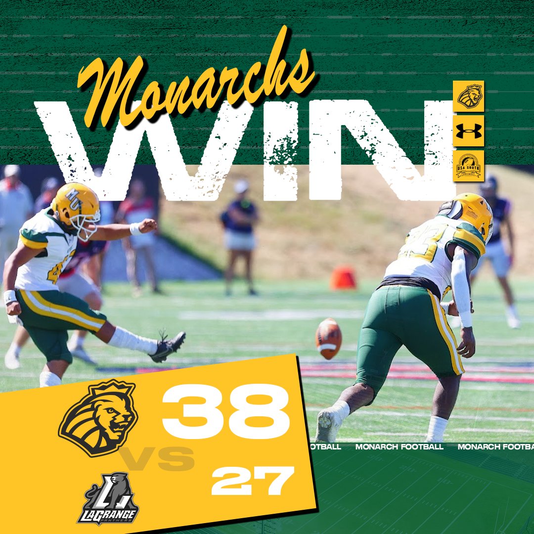 AND THAT'S A SENIOR DAY WIN! #MonarchMade