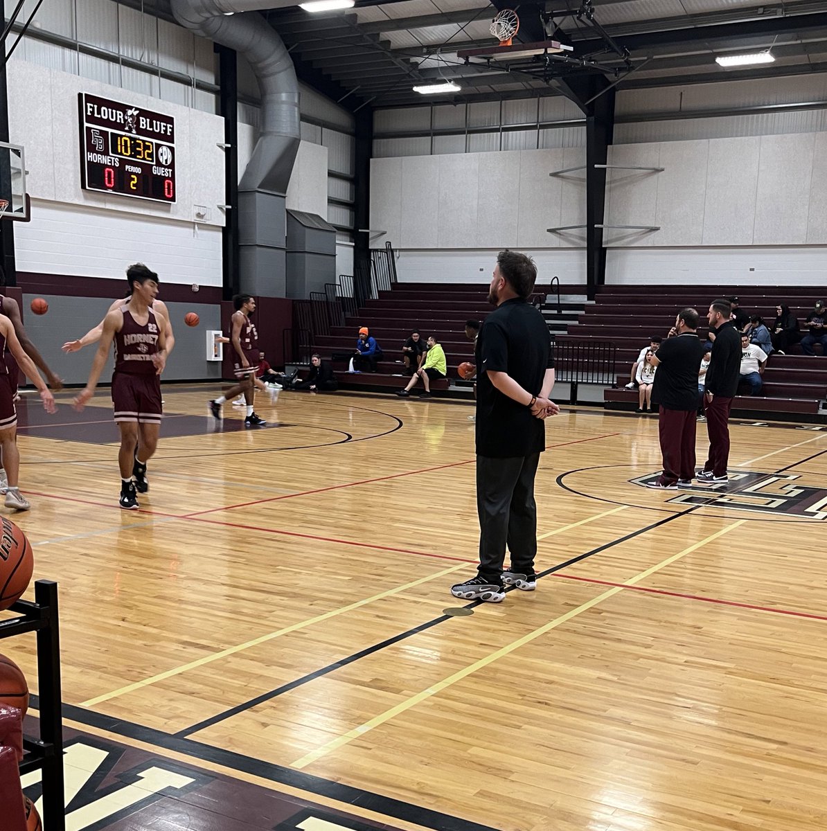 First scrimmage of the season in the books. Three good teams in the gym getting better and ready for what hopes to be three successful seasons. Saw a lot today, learned a lot from today, and was happy about a lot today. Already ready to get back after it #TOGETHER