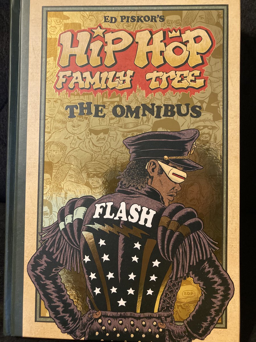 CollectingOmnis's tweet photo. Probably the coolest looking book I own. Props to @EdPiskor &amp; @fantagraphics for making this happen. #HipHopFamilyTree https://t.co/jgHUnLW773