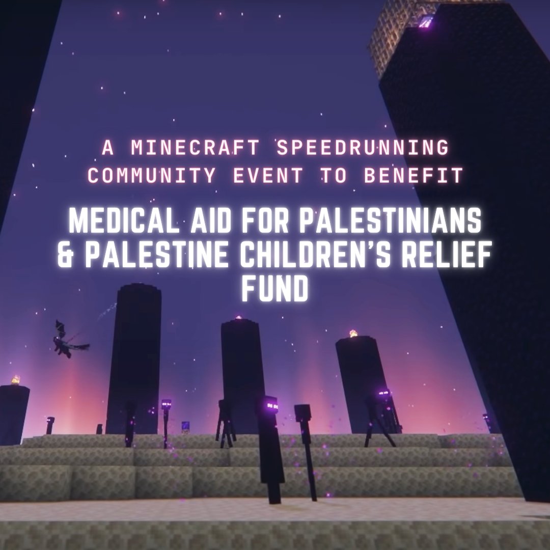 The Minecraft Speedrunning Community is coming together to benefit MAP & PCRF. This event is open to runners, artists, and non-speedrunner Minecraft creators! Together, we can make a difference—one dollar, one block, one community at a time. Sign up/info: tinyurl.com/55yt8hwf