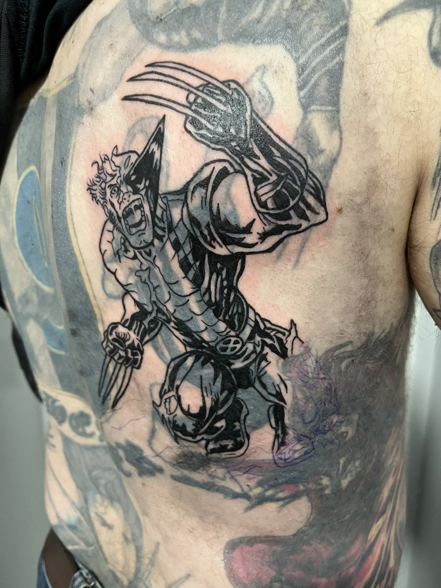 Wolverine (John Byrne) done by Bradley, Studio 44 Tattoos, Zoetermeer, NL :  r/tattoos