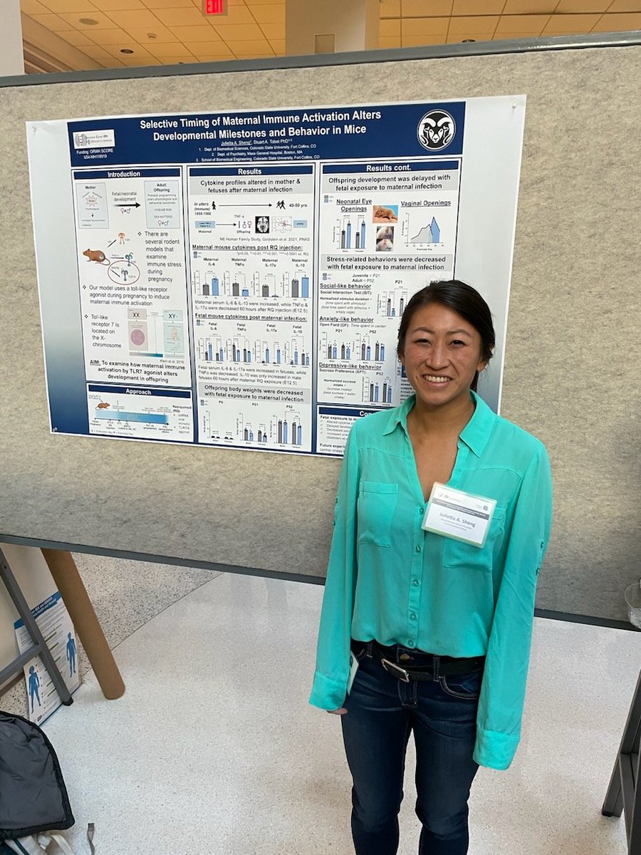 TMHalePhD's tweet photo. @JuliettaSheng sharing exciting findings on maternal immune activation and impact on depression and anxiety in offspring.@NIH_ORWH @JillMGoldstein @Jherve_MGH @ICON__X https://t.co/dAR6SNH55e