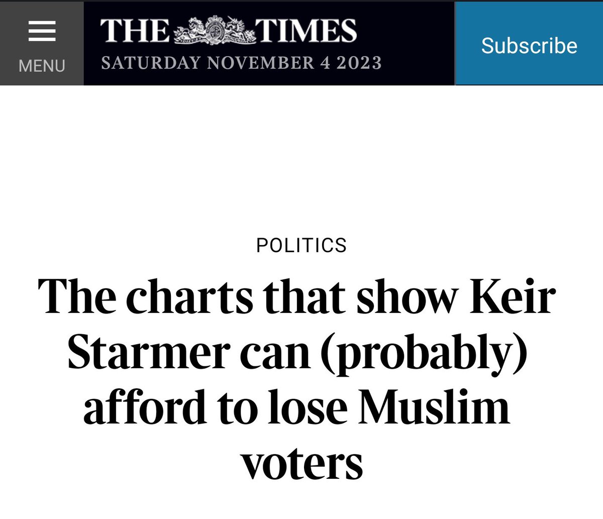 totally insane to publish this. it’s not that what it reveals about the way politics in the uk works is untrue or particularly new, it’s just rare to see wonk brain ideas that have it electorally beneficial to alienate an entire religious group spelled out so explicitly