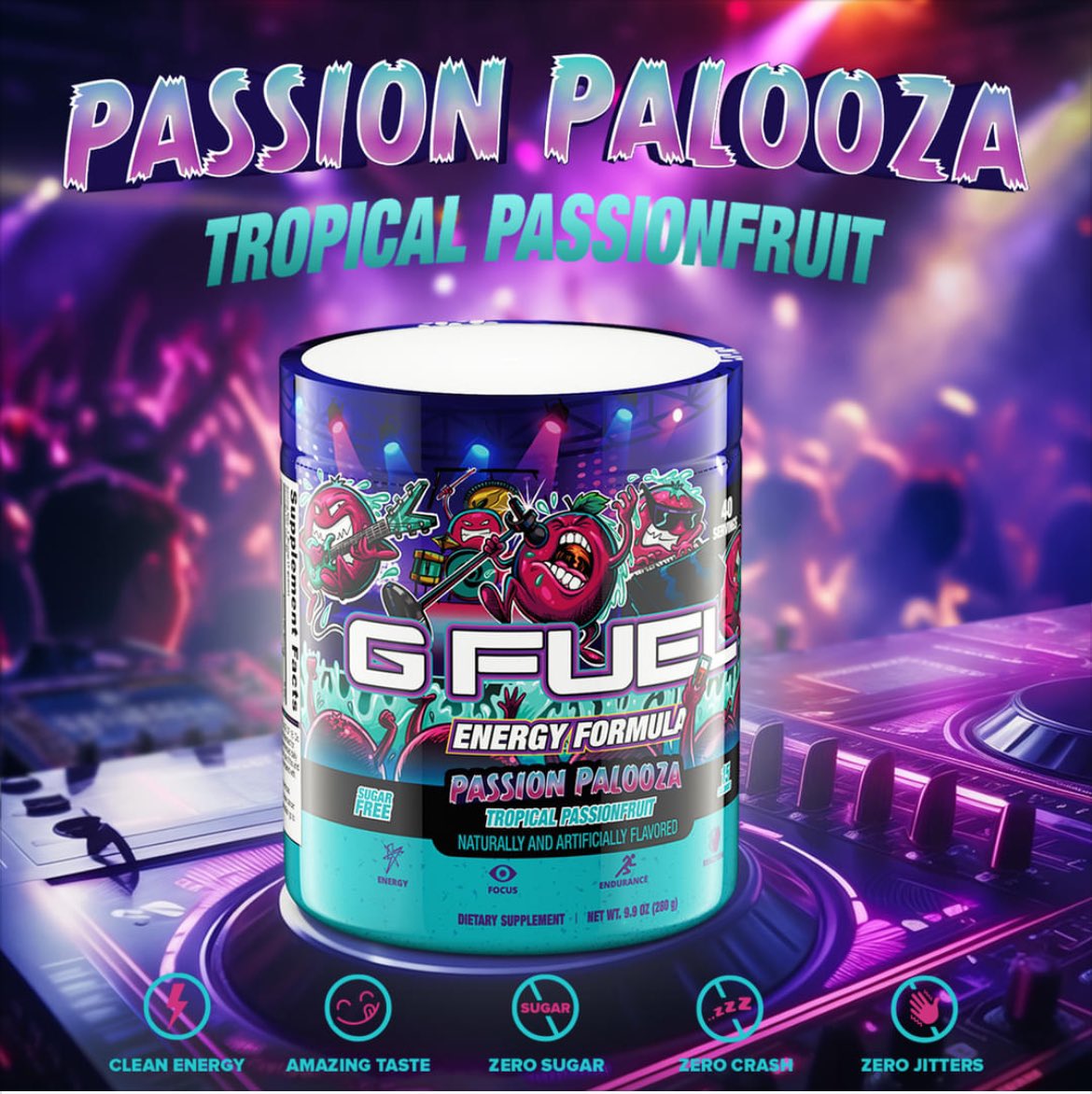🔥 Exciting News! Just snagged the brand new @GFuelEnergy flavor 'Passion Palooza' from TikTok shop! 😍Get ready for an epic GFUEL flavor review coming soon on my streams! Stay tuned for the taste explosion! 💥 #GFUEL #NewFlavor #PassionPalooza #TikTokShop #GamingFuel #yetionkick