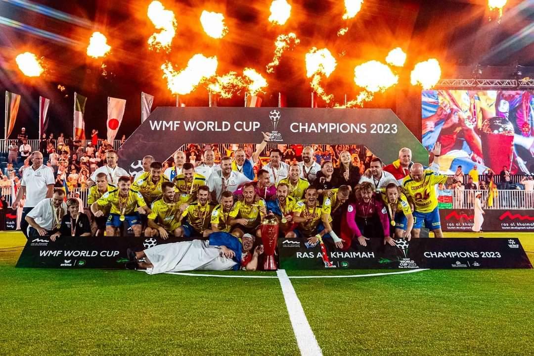 minifootballcom's tweet photo. TOP 3 OF THE WMF WORLD CUP 2023 🤩

🥇 Romania
🥈 Kazakhstan
🥉 Hungary

#visitrasalkhaimah #rasalkhaimah #WMF2023 #minifootball #WMFWC2023 #homeforeverydaylegends #minifootballworldcup https://t.co/vF4FuWQ0xu