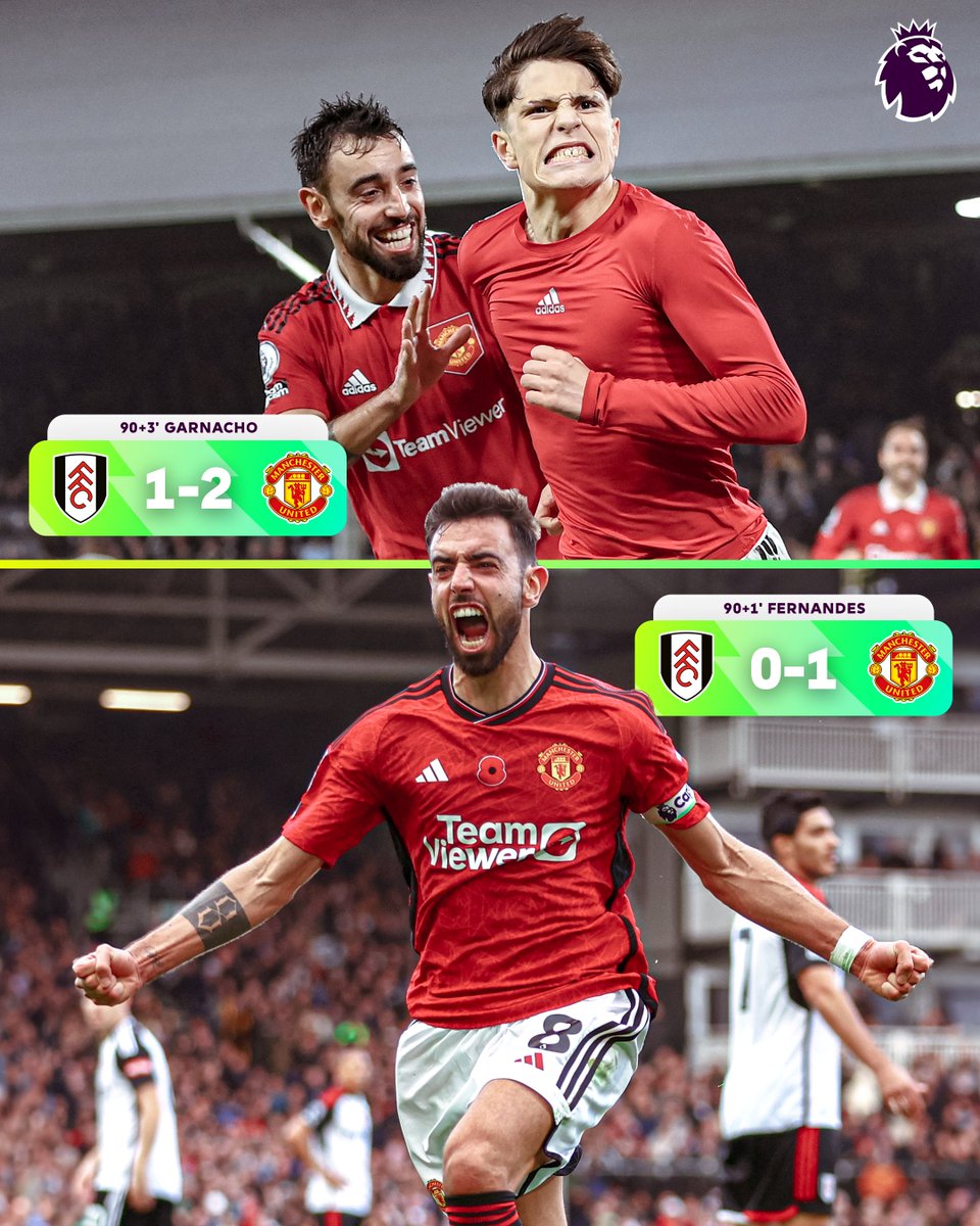 Leaving it late... ⏱️

<a href="/ManUtd/">Manchester United</a> have scored stoppage-time winners on their past two visits to Craven Cottage!