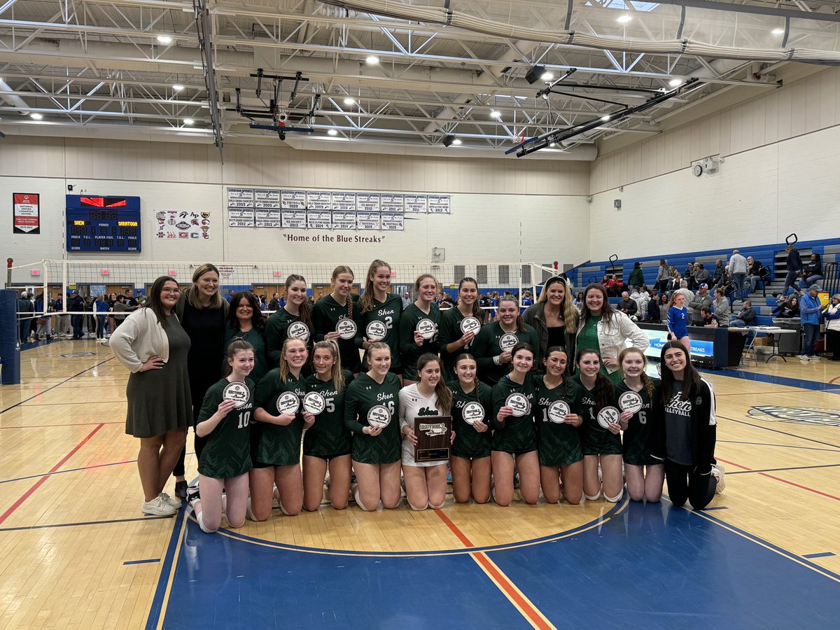 FINAL: Shenendehowa beats Saratoga Springs in straight sets to win 2023 Class AAA Sectional Championship 

25-15, 25-9, 25-12

Three-peat now for the Plainsmen girls🏆
<a href="/ShenAthletics/">ShenAthletics</a> <a href="/SaratogaSports/">Saratogian Sports</a> 
<a href="/518volleyball/">518volleyball</a>