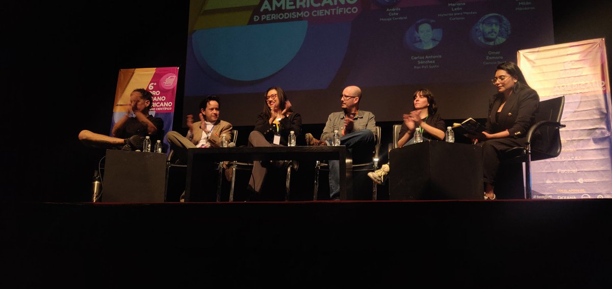 La inteligentísima y guapa <a href="/mariana_leonm/">Mariana León</a> en el #ForoHPC2023 hablando de Historias para mentes curiosas, el podcast de <a href="/TecScience_/">TecScience</a>, donde participo como guionista. Súper selección de periodismo científico sonoro por parte de la <a href="/red_mpc/">RedMexPeriodCiencia</a> para este conversatorio 💪🏽