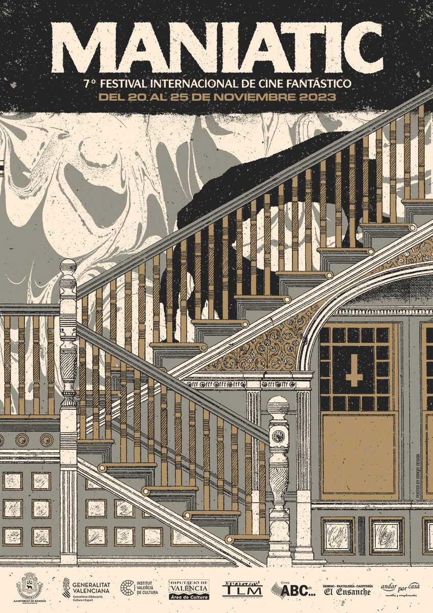 ¡Desvelamos el cartel! 🎨✨ Esperamos que os guste tanto como a nosotros, aquí tenéis el cartel oficial de la 7ª edición del Maniatic Film Festival, estupenda obra del diseñador Xavier Forné (@error_design), un homenaje al gran clásico "El exorcista" (William Friedkin, 1973). 🖤