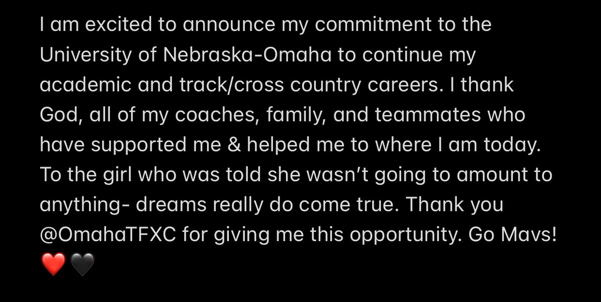 mayabergstromm's tweet photo. ❤️🖤 @CarlisleGXCTF @OmahaTFXC @XLR8PerfLab @chswildcatpride https://t.co/ZqgcGQGJI5